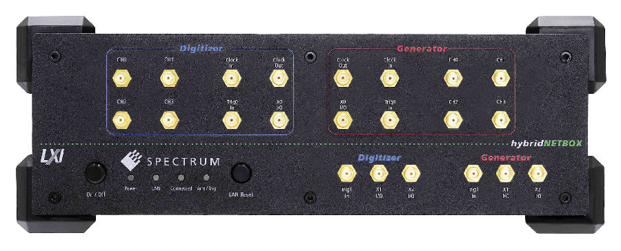 Spectrum推出8款高性能hybridNETBOX，集發(fā)生器與數(shù)字化儀于一體